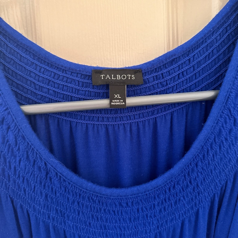 Talbots Women's Royal Blue Sleeveless maxi dress - XL